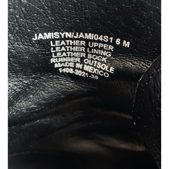 STEVE MADDEN • Black Jamisyn Leather Combat Boots - Picture 15 of 16